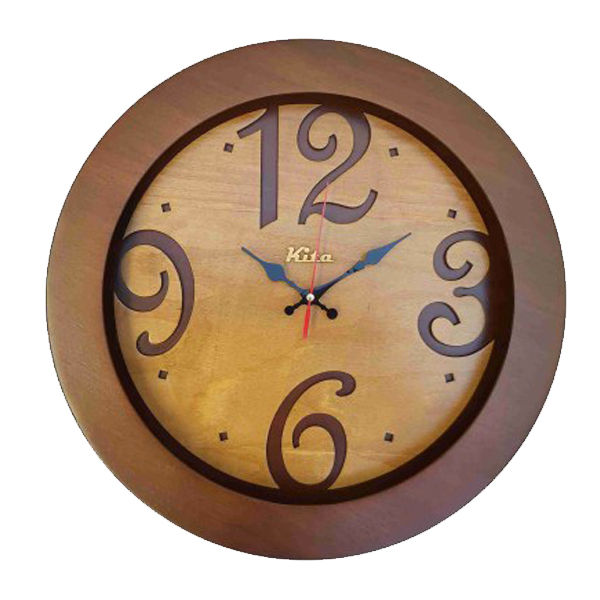ساعت دیواری چوبی مدرن با کد WC-02