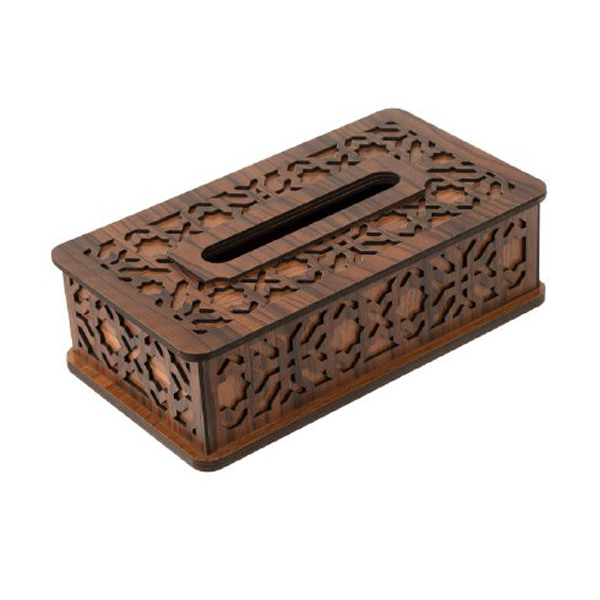 جعبه دستمال کاغذی چوبی کد WTB-01 (2)