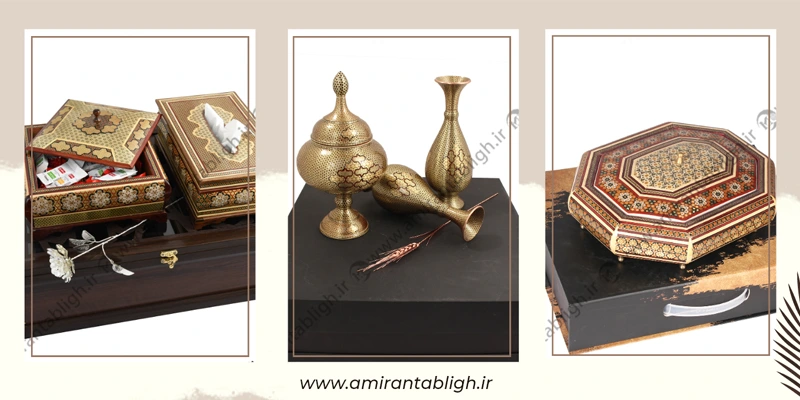 فروش جدید ترین مدل های محصولات خاتم کاری در اصفهان