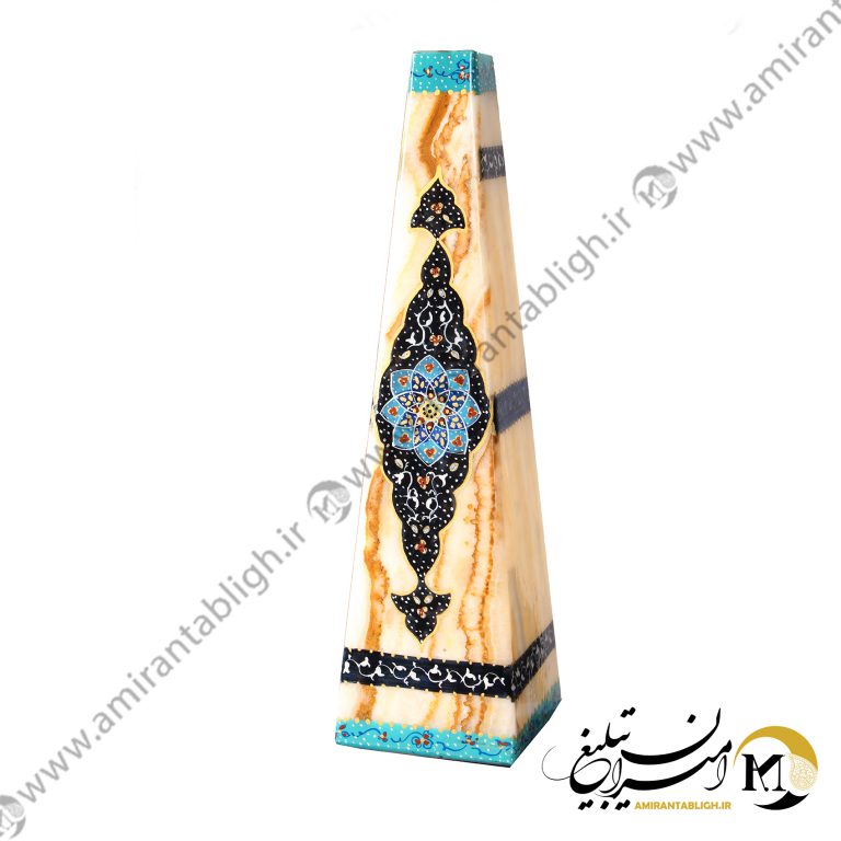 گلدان تبلیغاتی رومیزی سنگی کد Sa-1424